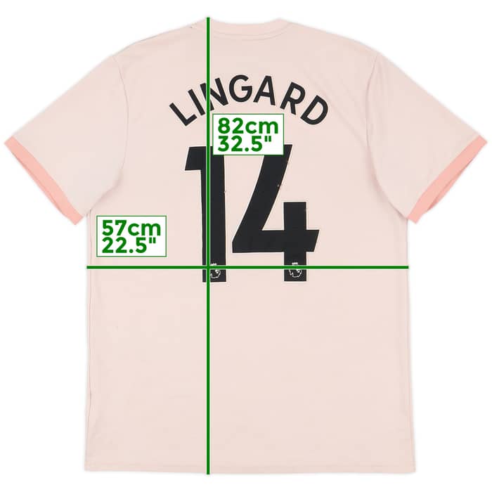 2018-19 Manchester United Away Shirt Lingard #14 - 5/10 - (L)