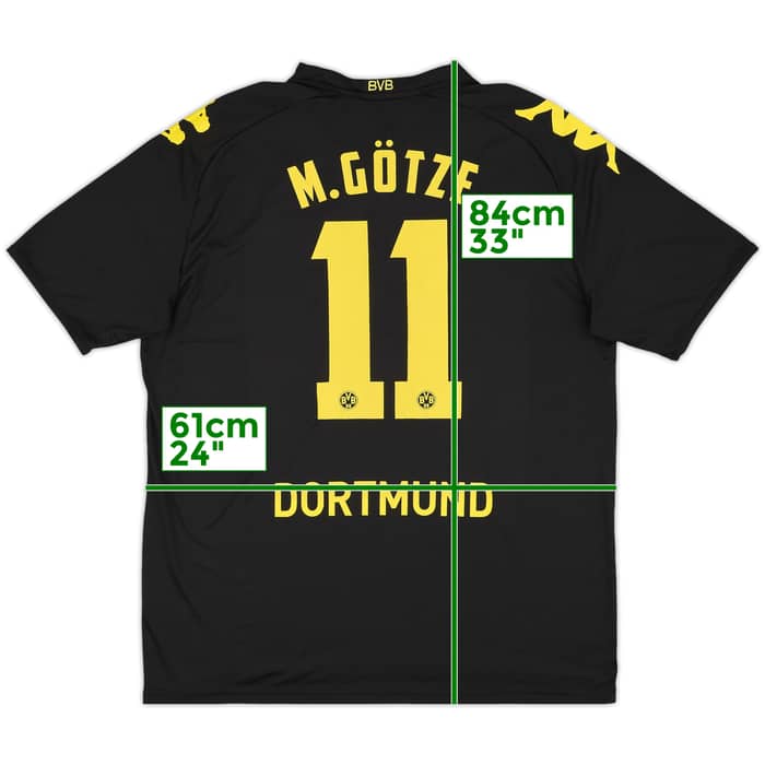 2011-12 Borussia Dortmund Away Shirt M.Gotze #11 - 7/10 - (XXL)