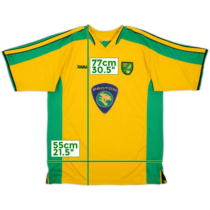 2004-05 Norwich Home Shirt - 7/10 - (L)