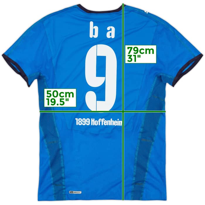 2008-09 TSG Hoffenheim Authentic Home Shirt Ba #9 - 7/10 - (M)