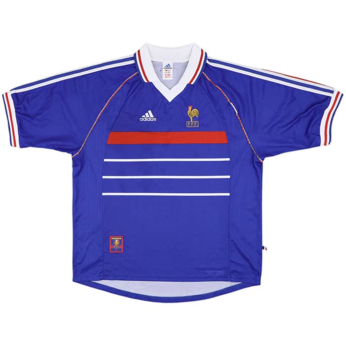 1998-00 France Home Shirt - 8/10 - (XL)