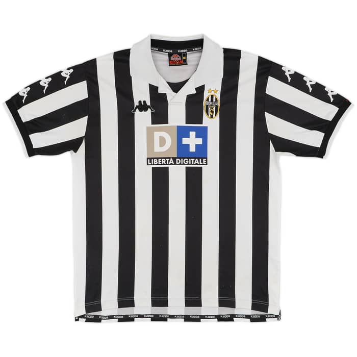 1999-00 Juventus Home Shirt Zidane #21 - 7/10 - (XL)