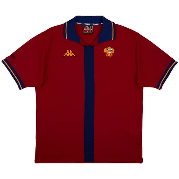 2000-01 Roma Kappa Polo Shirt - 9/10 - (M)