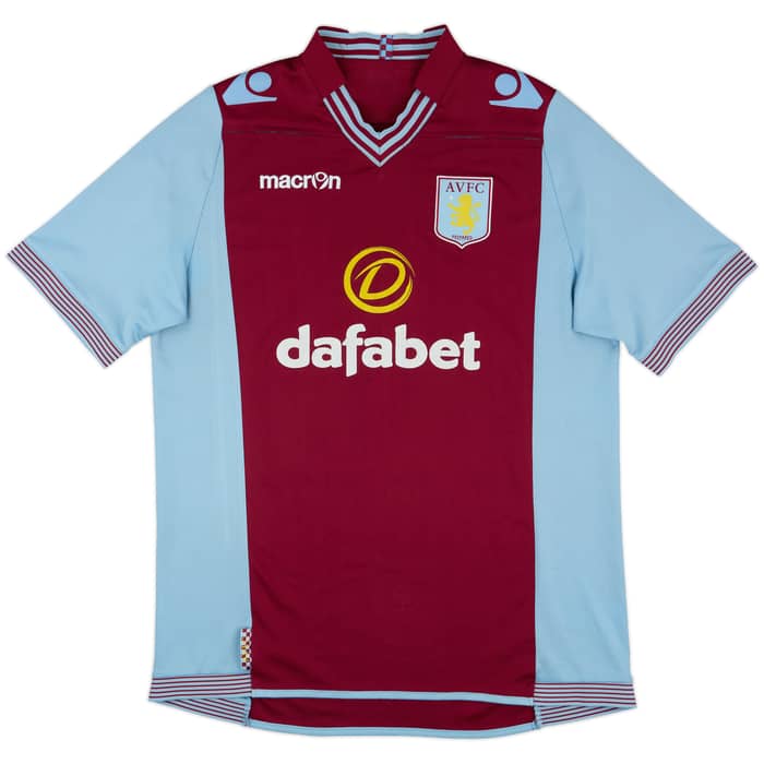 2013-14 Aston Villa Home Shirt Grealish #40 - 6/10 - (L)