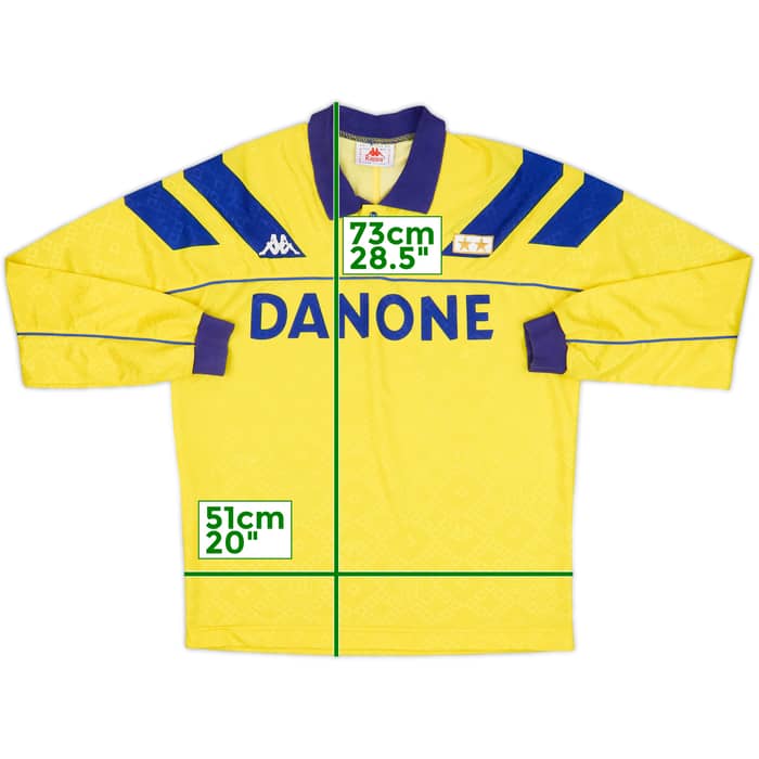 1992-94 Juventus Away L/S Shirt - 9/10 - (M)
