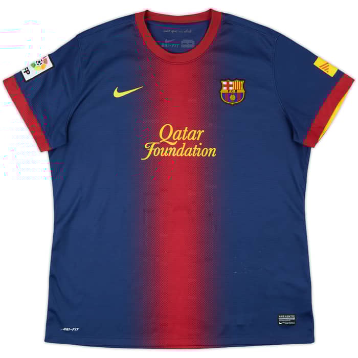 2012-13 Barcelona Home Shirt - 7/10 - (Women's XL)