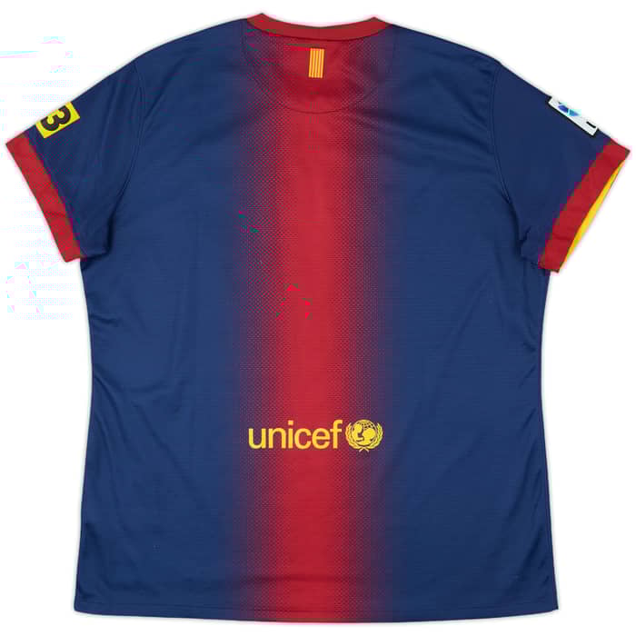 2012-13 Barcelona Home Shirt - 7/10 - (Women's XL)