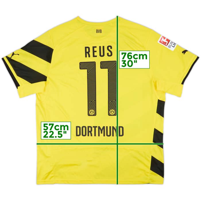 2014-15 Borussia Dortmund Home Shirt Reus #11 - 9/10 - (XL)