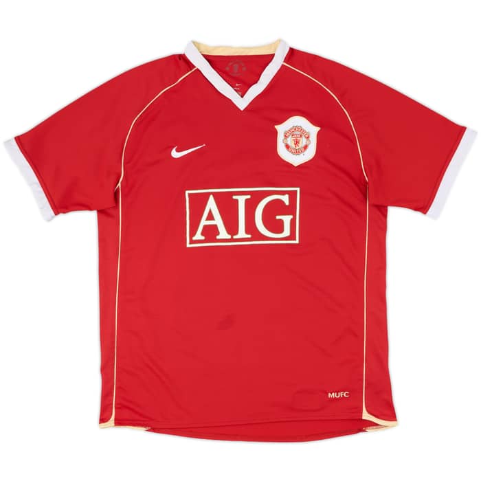 2006-07 Manchester United Home Shirt Scholes #18 - 7/10 - (L)