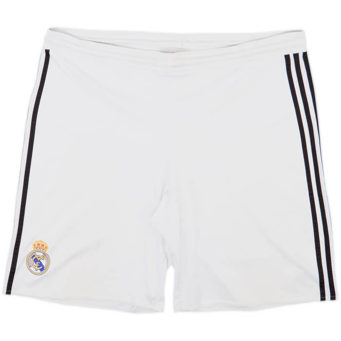 2008-09 Real Madrid Home Shorts - 4/10 - (XL)