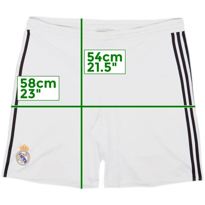 2008-09 Real Madrid Home Shorts - 4/10 - (XL)