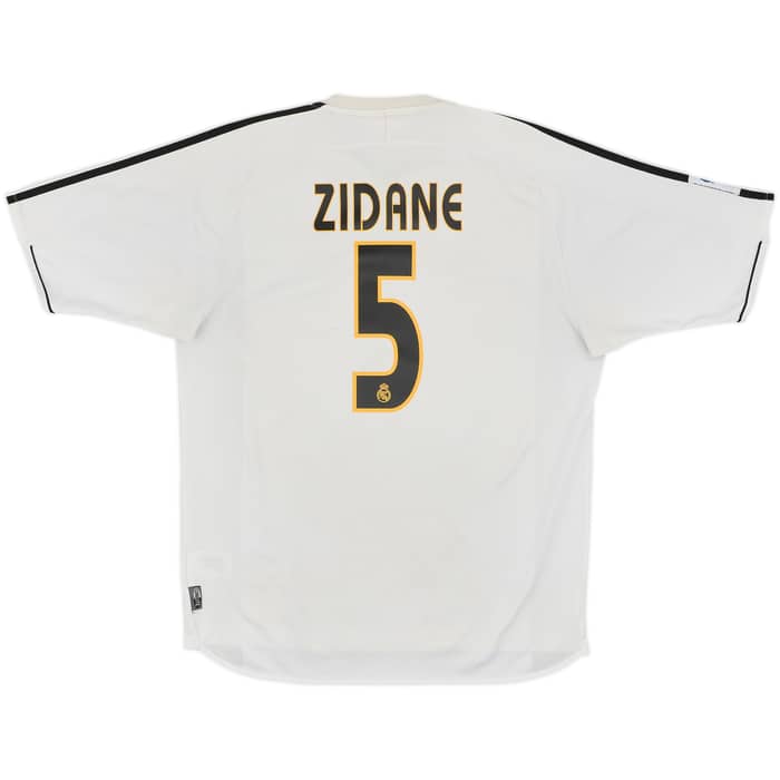2003-04 Real Madrid Home Shirt Zidane #5 - 6/10 - (L)