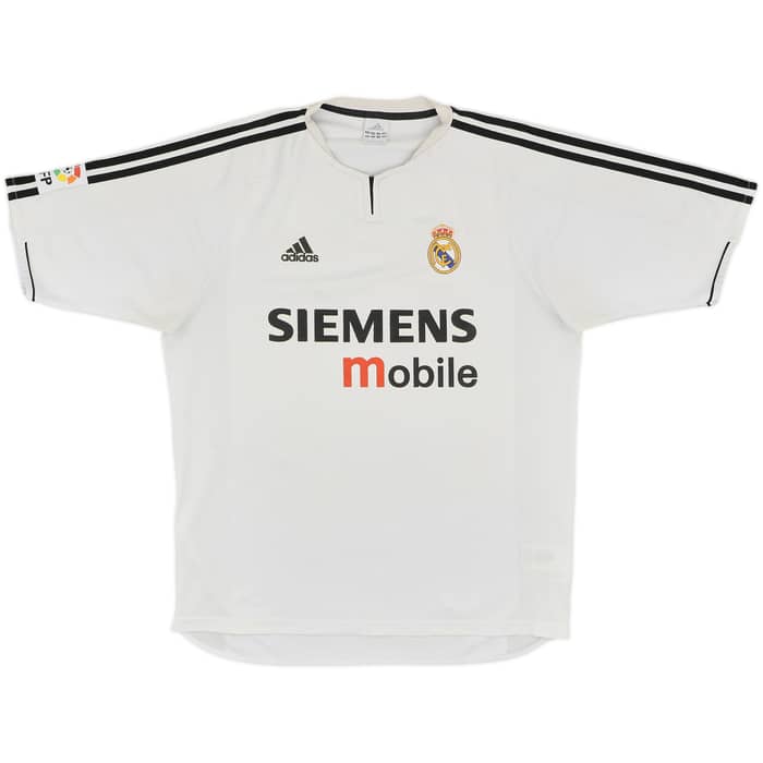 2003-04 Real Madrid Home Shirt Zidane #5 - 6/10 - (L)