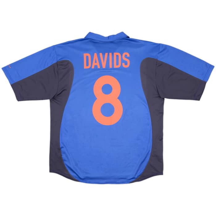 2000-02 Netherlands Away Shirt Davids #8 - 8/10 - (L)