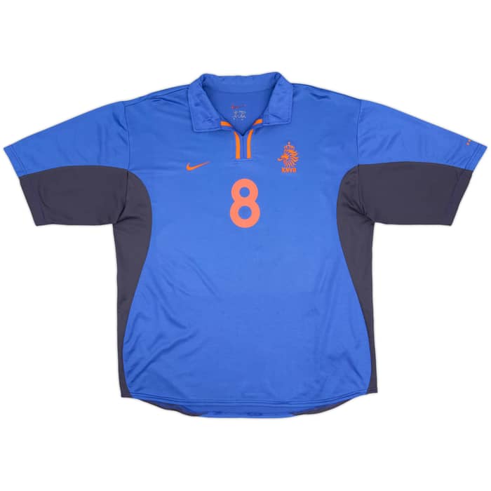 2000-02 Netherlands Away Shirt Davids #8 - 8/10 - (L)
