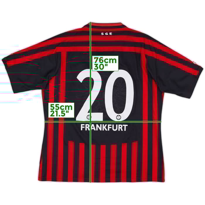 2012-13 Eintracht Frankfurt Home Shirt Rode #20 - 6/10 - (XL)