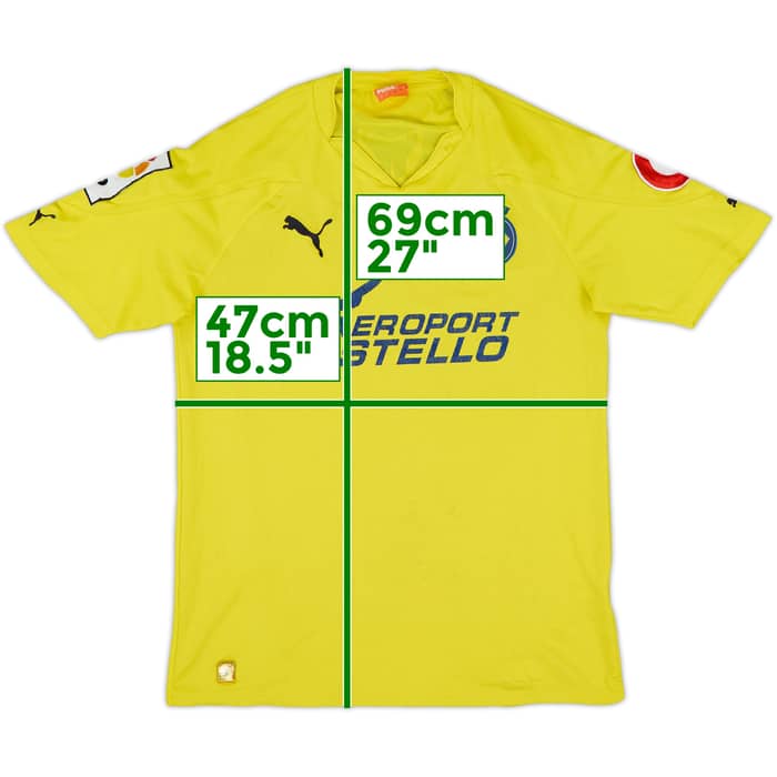 2010-11 Villarreal Home Shirt - 4/10 - (S)