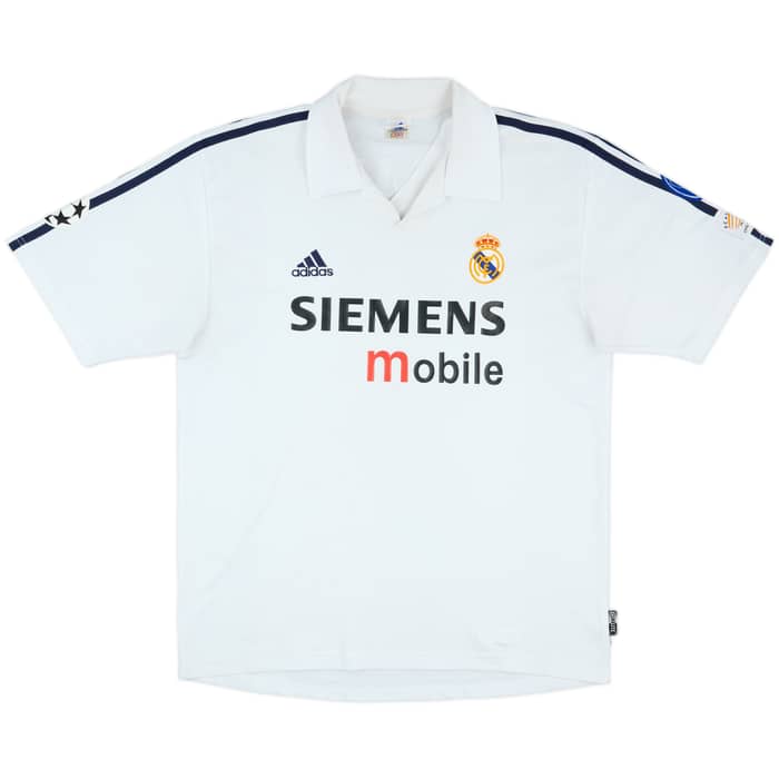 2002-03 Real Madrid Centenary Home Shirt Zidane #5 - 7/10 - (L)