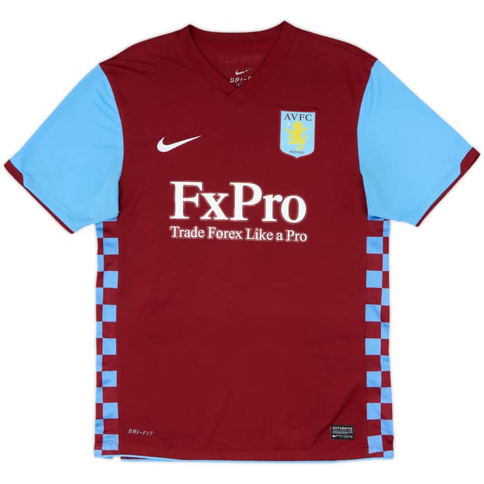 2010-11 Aston Villa Home Shirt Carew #10 - 9/10 - (M)