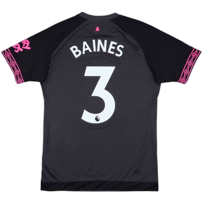 2018-19 Everton Away Shirt Baines #3 - 9/10 - (S)