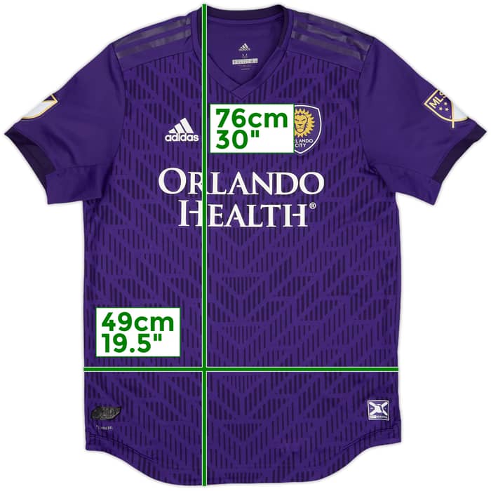 2019 Orlando City Authentic Home Shirt - 6/10 - (M)