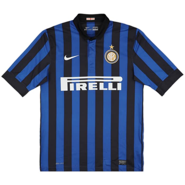 2011-12 Inter Milan Home Shirt Milito #22 - 7/10 - (M)
