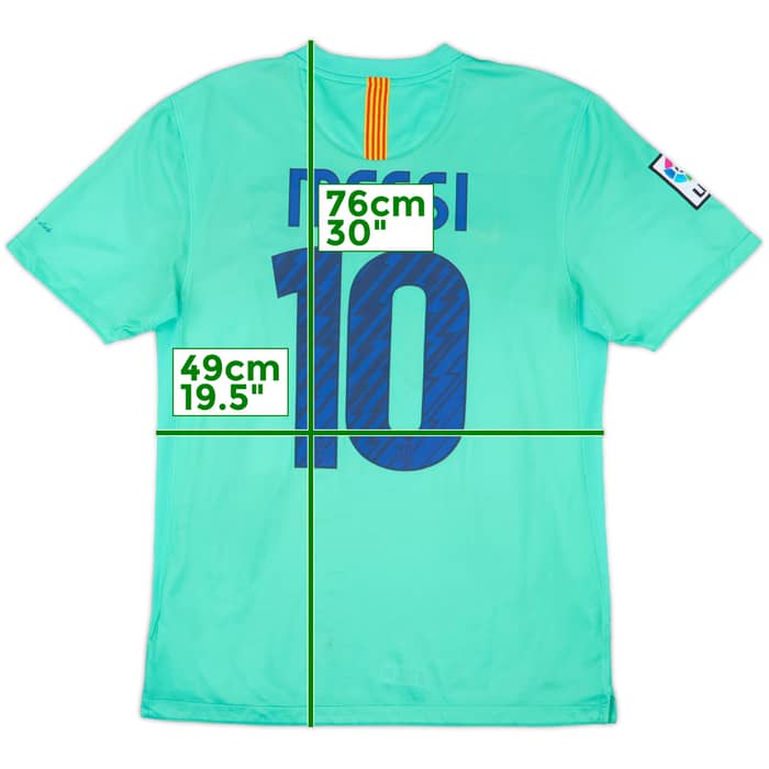 2010-11 Barcelona Away Shirt Messi #10 - 7/10 - (M)