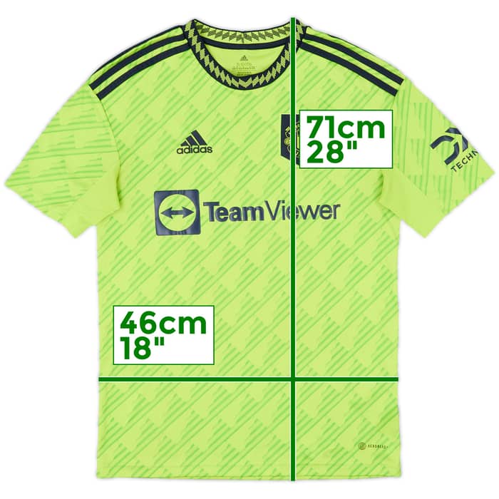 2022-23 Manchester United Third Shirt - 10/10 - (XL.Boys)