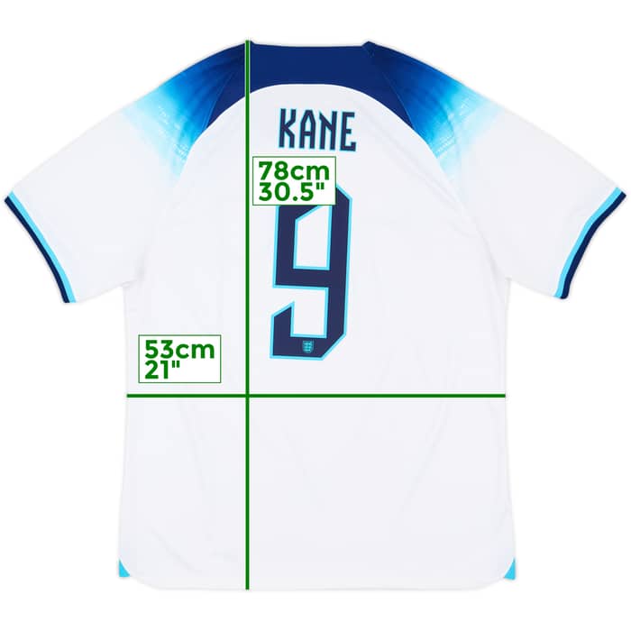 2022-23 England Home Shirt Kane #9 - 8/10 - (L)
