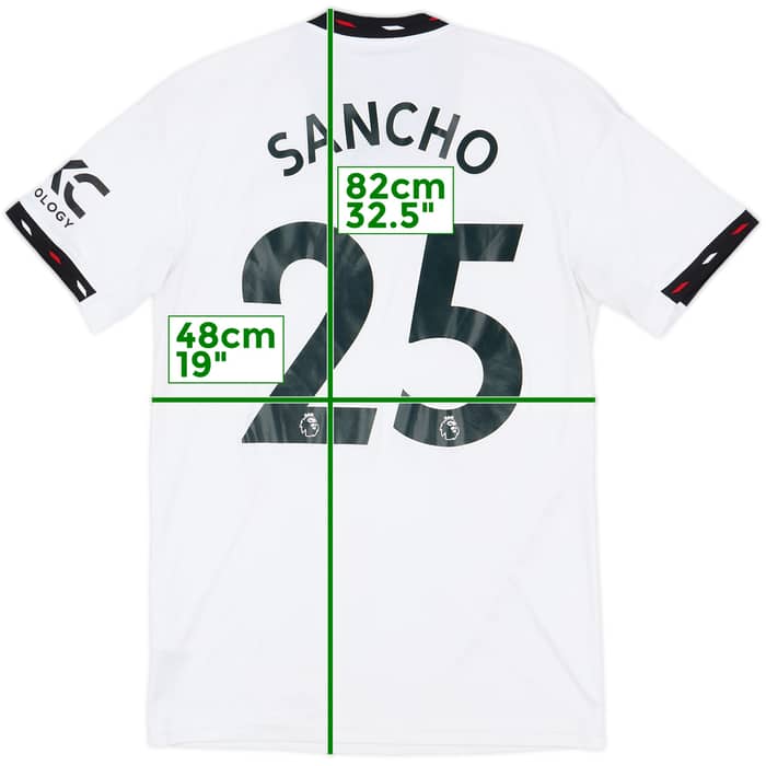 2022-23 Manchester United Away Shirt Sancho #25 - 8/10 - (S)