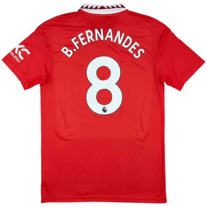 2022-23 Manchester United Home Shirt B.Fernandes #8 - 10/10 - (M)