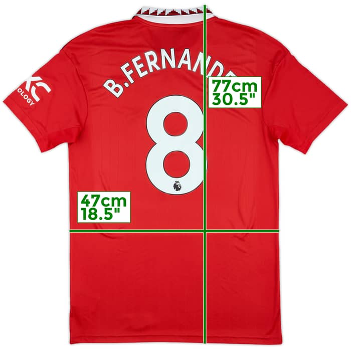 2022-23 Manchester United Home Shirt B.Fernandes #8 - 10/10 - (M)