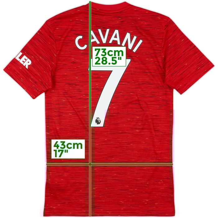 2020-21 Manchester United Home Shirt Cavani #7 - 10/10 - (XS)