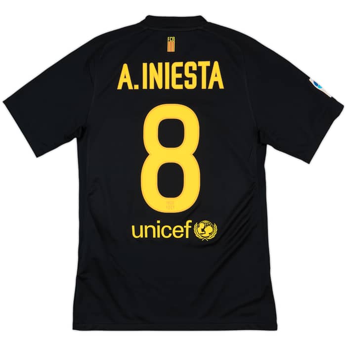 2011-12 Barcelona Away Shirt A.Iniesta #8 - 9/10 - (S)