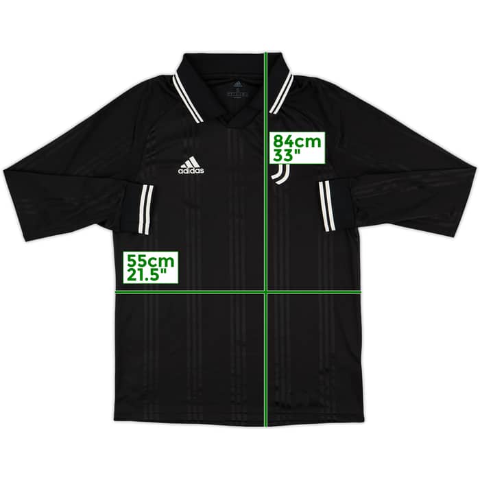 2019-20 Juventus Icon adidas Training L/S Shirt - 8/10 - (S)