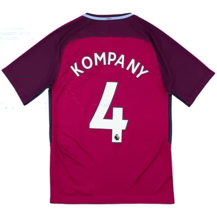 2017-18 Manchester City Away Shirt Kompany #4 - 8/10 - (S)
