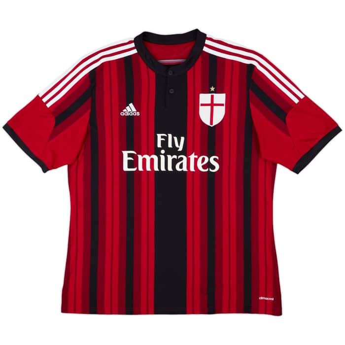 2014-15 AC Milan Home Shirt - 7/10 - (XL)