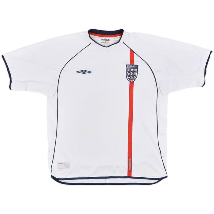 2001-03 England Home Shirt - 4/10 - (XL)
