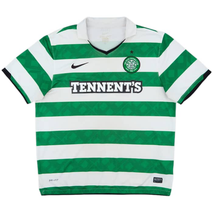 2010-12 Celtic Home Shirt - 4/10 - (XL)
