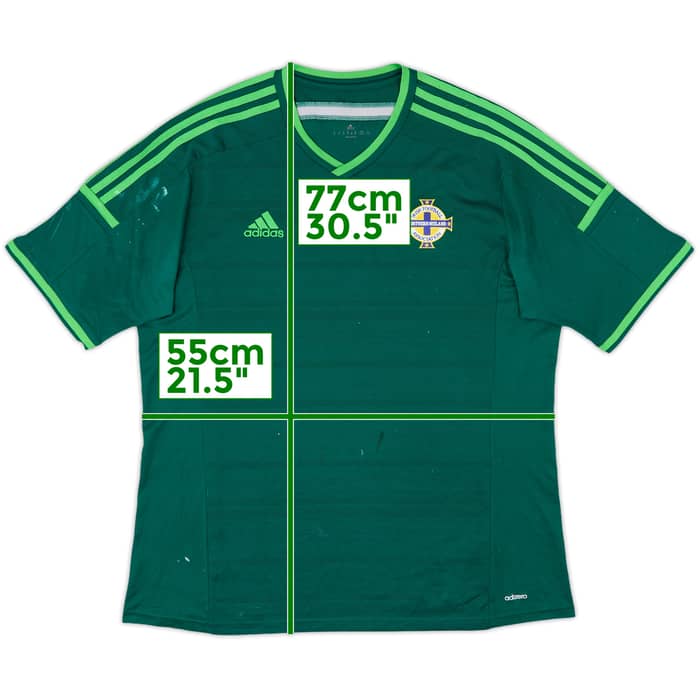 2014 Northern Ireland Home Shirt - 4/10 - (XL)