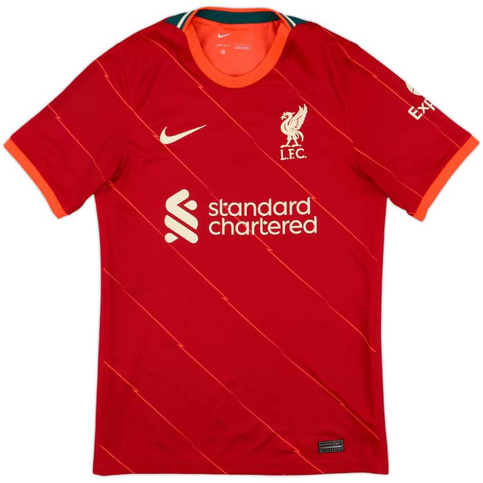 2021-22 Liverpool Home Shirt Luis Diaz #23 - 6/10 - (S)
