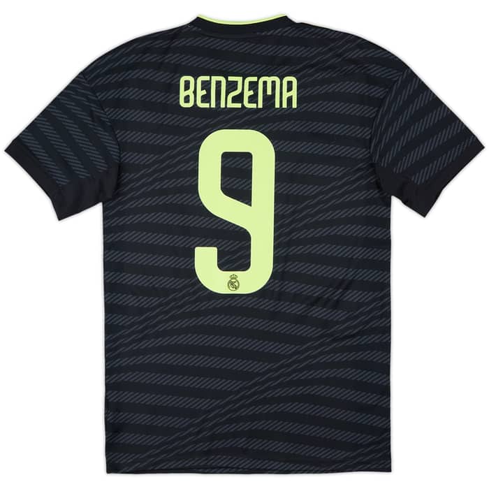 2022-23 Real Madrid Third Shirt Benzema #9 - 10/10 - (S)