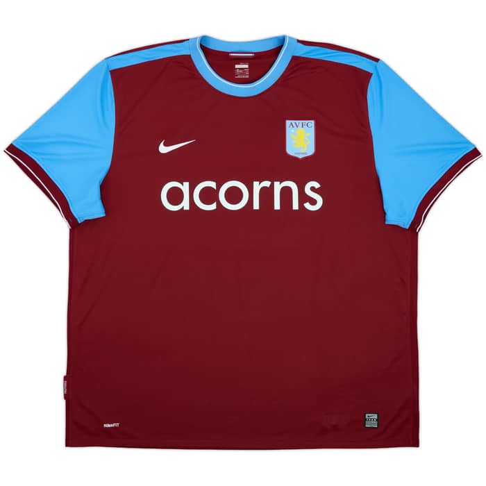 2009-10 Aston Villa Home Shirt Carew #10 - 9/10 - (3XL)