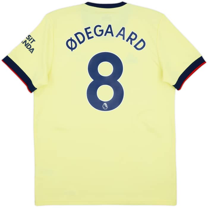 2021-22 Arsenal Away Shirt Odegaard #8 - 8/10 - (L)