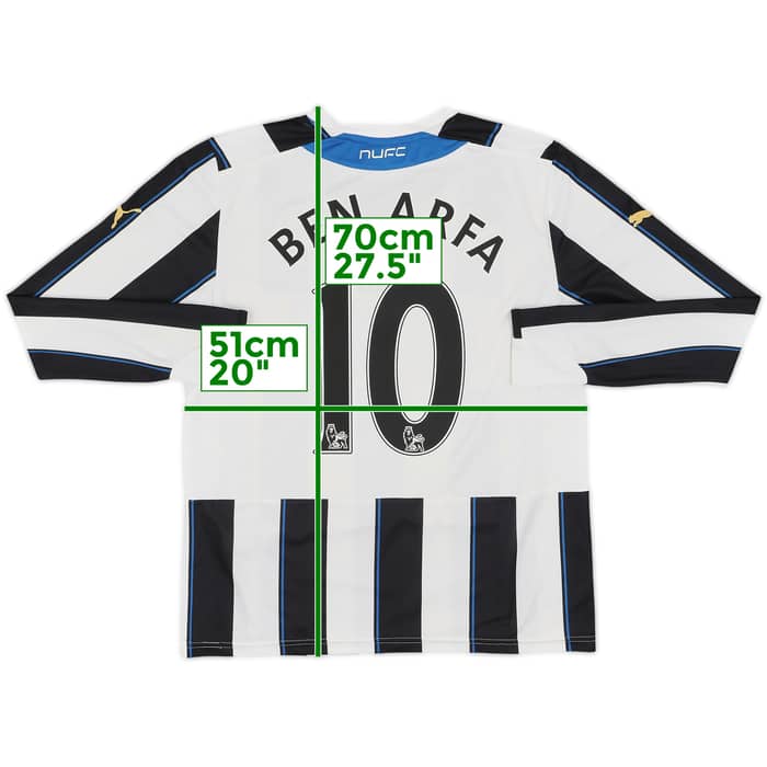 2013-14 Newcastle Home L/S Shirt Ben Arfa #10 - 7/10 - (S)