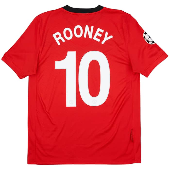 2009-10 Manchester United Home Shirt Rooney #10 - 9/10 - (M)