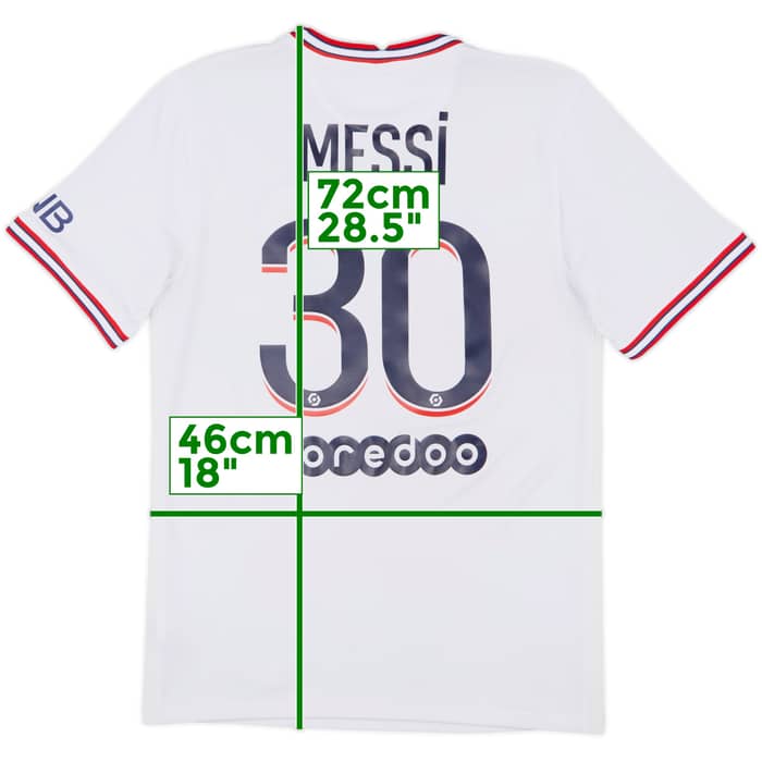 2021-22 Paris Saint-Germain Fourth Shirt Messi #30 - 7/10 - (S)