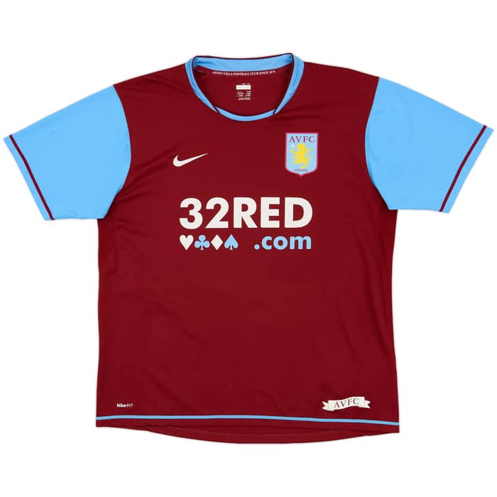 2007-08 Aston Villa Home Shirt Petrov #19 - 5/10 - (L)