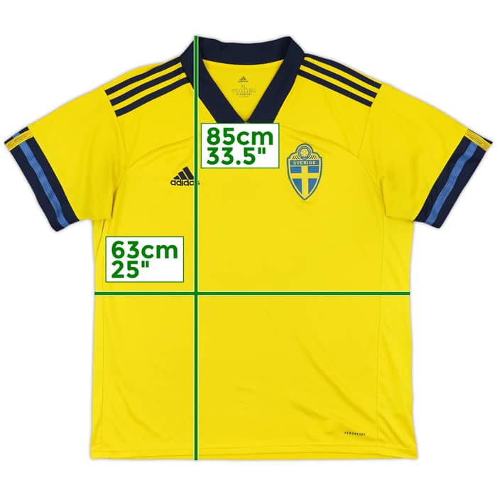 2020-21 Sweden Home Shirt - 6/10 - (XL)