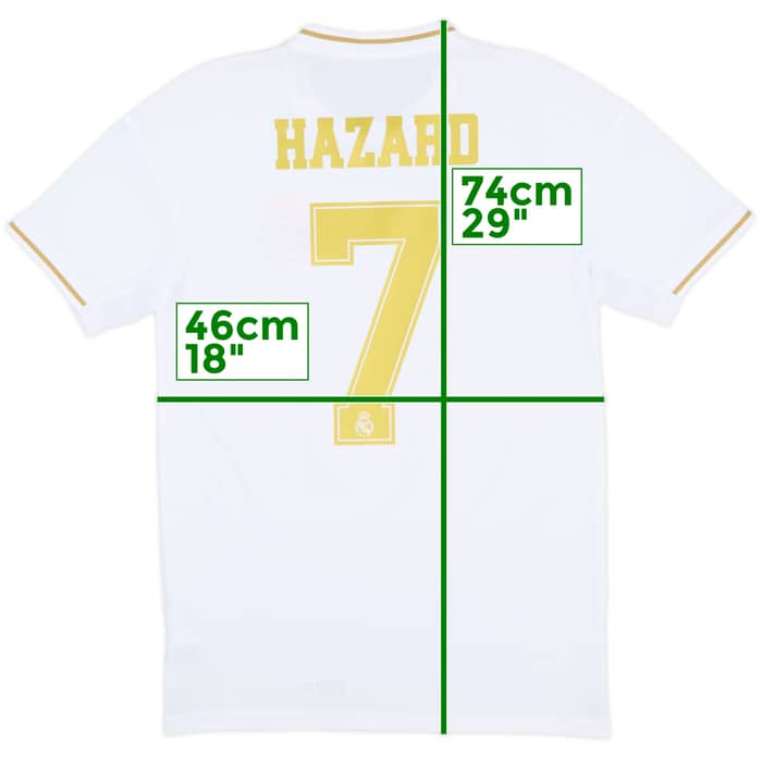 2019-20 Real Madrid Home Shirt Hazard #7 - 10/10 - (S)